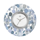 Deja vu watch, jewelry discs, Print-Design, blue-turquoise, L 4037