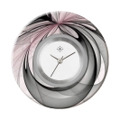 Deja vu watch, jewelry discs, Print-Design, black-grey-white, L 4053