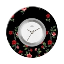 Deja vu Uhr, Schmuckscheiben, Print-Design, schwarz-grau-wei�, L 4082