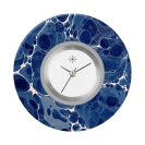 Deja vu watch, jewelry discs, Print-Design, blue-turquoise, L 4101