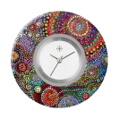 Deja vu watch, jewelry discs, Print-Design, colorful, L 4103