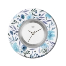 Deja vu watch, jewelry discs, Print-Design, black-grey-white, L 4110