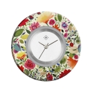 Deja vu watch, jewelry discs, Print-Design, colorful, L 4125