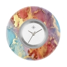 Deja vu watch, jewelry discs, Print-Design, purple-pink, L 4147