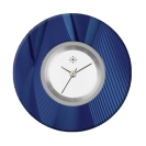 Deja vu Uhr, Schmuckscheiben, Print-Design, blau-t�rkis, L 4159