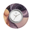 Deja vu watch, jewelry discs, Print-Design, purple-pink, L 450-1