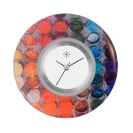 Deja vu watch, jewelry discs, Print-Design, colorful, L 469