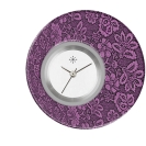 Deja vu watch, jewelry discs, Print-Design, purple-pink, L 5081