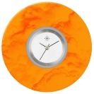 Deja vu watch, jewelry discs, Print-Design, red-orange, L 51-3