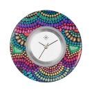 Deja vu watch, jewelry discs, Print-Design, colorful, L 527