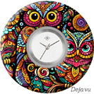 Deja vu watch, jewelry discs, Print-Design, colorful, L 546
