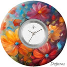 Deja vu watch, jewelry discs, Print-Design, colorful, L 550