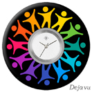 Deja vu Uhr, Schmuckscheiben, Topseller, L 562