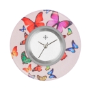 Deja vu watch, jewelry discs, Print-Design, purple-pink, L 64-1