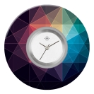 Deja vu watch, jewelry discs, Print-Design, colorful, L 7001