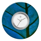 Deja vu watch, jewelry discs, Print-Design, blue-turquoise, L 7045