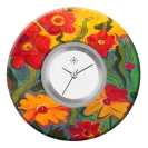Deja vu watch, jewelry discs, Print-Design, colorful, L 7071