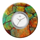 Deja vu watch, jewelry discs, Print-Design, colorful, L 7074
