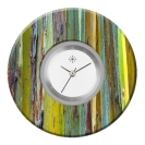 Deja vu Uhr, Schmuckscheiben, Print-Design, bunt, L 7078