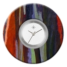 Deja vu watch, jewelry discs, Print-Design, colorful, L 7079