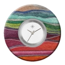 Deja vu watch, jewelry discs, Print-Design, colorful, L 7089