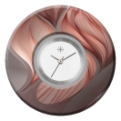 Deja vu Uhr, Schmuckscheiben, Print-Design, lila-rosa-nude, L 7108  Deja vu Uhr, Schmuckscheiben, Print-Design, lila-rosa-nude, L 7108