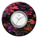 Deja vu watch, jewelry discs, Print-Design, purple-pink, L 7111