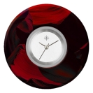 Deja vu watch, jewelry discs, Print-Design, red-orange, L 7131