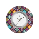 Deja vu watch, jewelry discs, Print-Design, colorful, L 8004