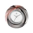 Deja vu Uhr, Schmuckscheiben, Print-Design, schwarz-grau-wei�, L 8025