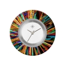 Deja vu watch, jewelry discs, Print-Design, colorful, L 8031