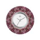 Deja vu watch, jewelry discs, Print-Design, purple-pink, L 8043