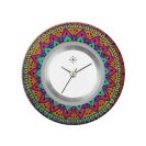 Deja vu watch, jewelry discs, Print-Design, colorful, L 8044