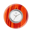 Deja vu watch, jewelry discs, Print-Design, red-orange, L 84-1