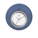 Deja vu Uhr, Schmuckscheiben, Print-Design, blau-t�rkis, L 9014