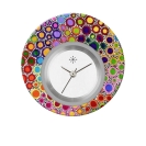 Deja vu watch, jewelry discs, Print-Design, colorful, L 9026