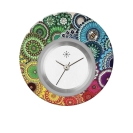 Deja vu watch, jewelry discs, Print-Design, colorful, L 9027