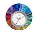Deja vu watch, jewelry discs, Print-Design, colorful, L 9028