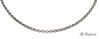 Deja vu Necklace, N 358, oxidized silver