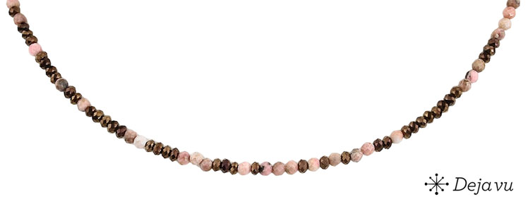 Deja vu Necklace, necklaces, purple-pink, N 1004