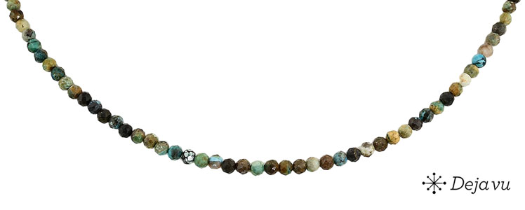 Deja vu Necklace, necklaces, green-yellow, N 1005