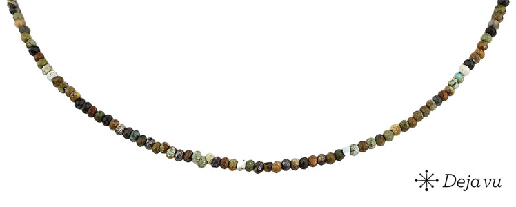 Deja vu Necklace, necklaces, green-yellow, N 1006