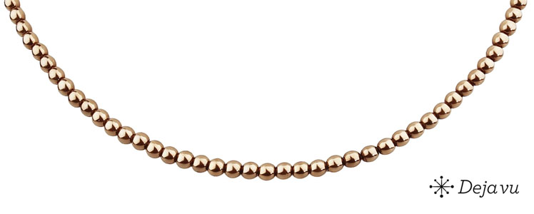 Deja vu Necklace, necklaces, brown-gold, N 100-1