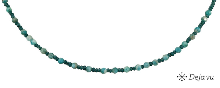 Deja vu Collier, Colliers, blau-t�rkis, N 1019
