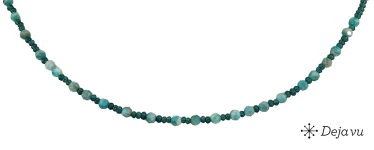 Deja vu Necklace, necklaces, blue-turquoise, N 1019
