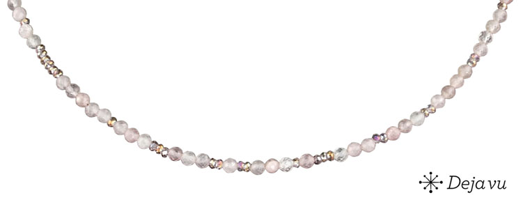 Deja vu Necklace, necklaces, purple-pink, N 1020
