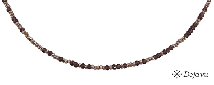 Deja vu Necklace, necklaces, purple-pink, N 1021