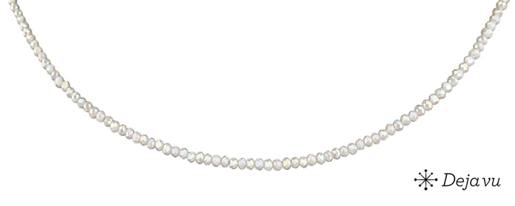 Deja vu Collier, Colliers, schwarz-grau-silber, N 1029