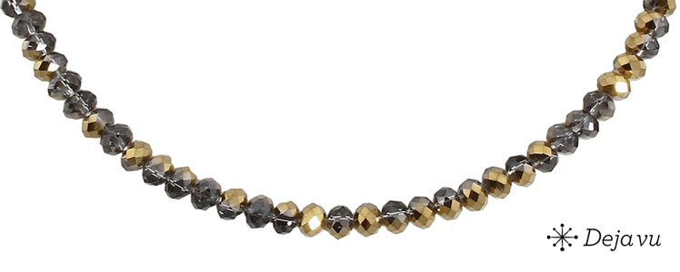 Deja vu Necklace, necklaces, black-grey-silver, N 10-1