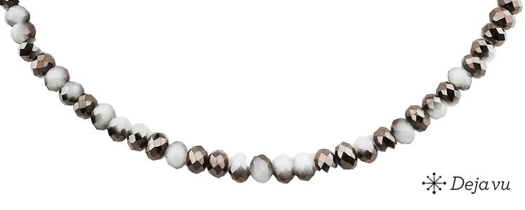 Deja vu Necklace, necklaces, black-grey-silver, N 126-1